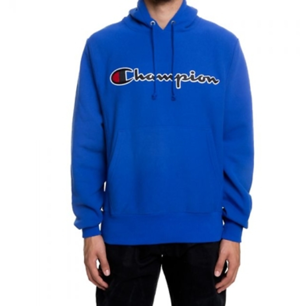 Champion Men's Blue Hoodie